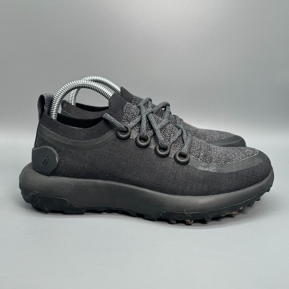 Allbirds Trail Runners SWT Women's 8 Black Athletics Running Sneakers Lace-Up